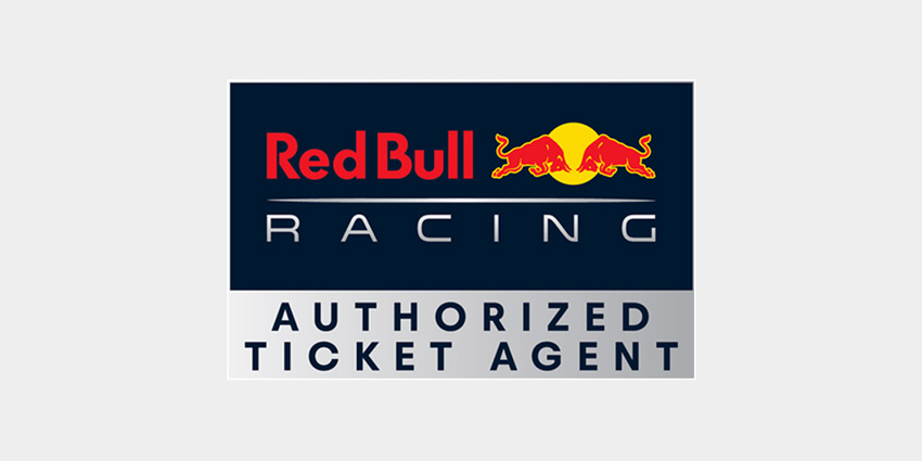 Red Bull logo - Motor Passion is an authorised ticket agent