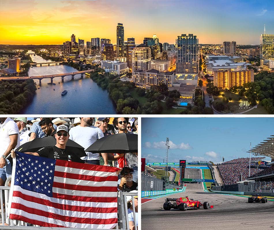 United States Grand Prix hospitality weekend experiences by event specialists Motor Passion